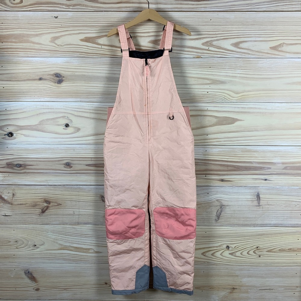 Wulful Snow Bibs Kids 6-7 Years Pink‎ Insulated Ski Overalls Reinforced Knees